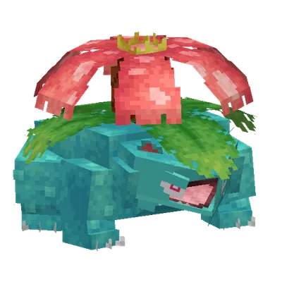 Venusaur, o modelo do Cobblemon