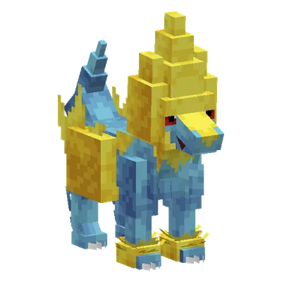 Manectric, o modelo do Cobblemon