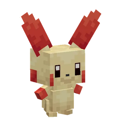 Plusle, o modelo do Cobblemon