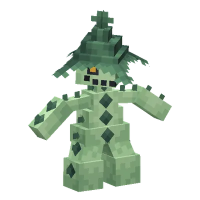 Cacturne, o modelo do Cobblemon