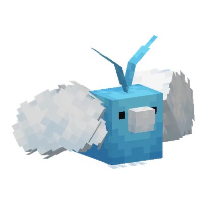 Swablu, o modelo do Cobblemon