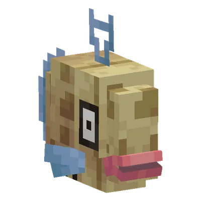 Feebas, o modelo do Cobblemon