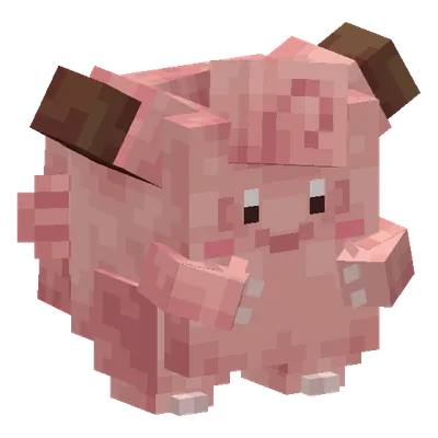 Clefairy, o modelo do Cobblemon