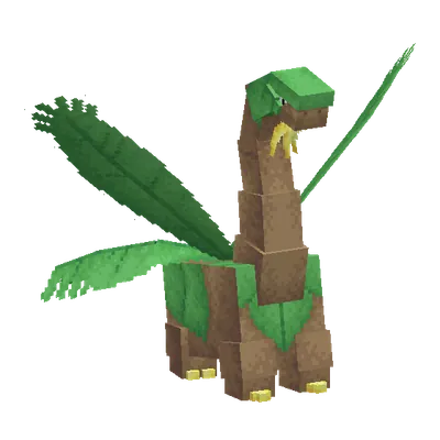 Tropius, o modelo do Cobblemon