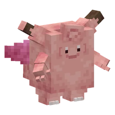 Clefable, o modelo do Cobblemon