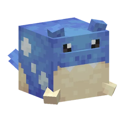 Spheal, o modelo do Cobblemon