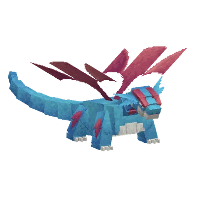 Salamence, o modelo do Cobblemon