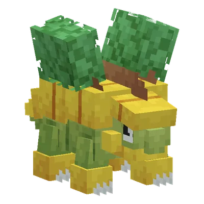 Grotle, o modelo do Cobblemon