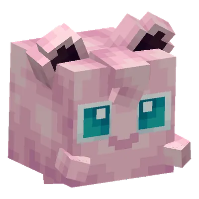 Jigglypuff, o modelo do Cobblemon