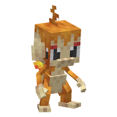 Chimchar, o modelo do Cobblemon