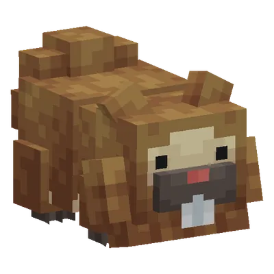 Bidoof, o modelo do Cobblemon