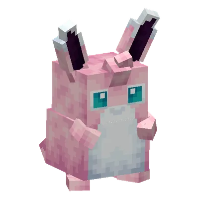 Wigglytuff, o modelo do Cobblemon