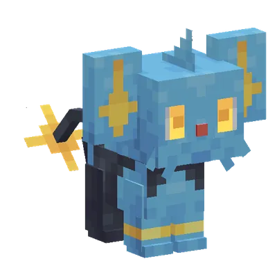 Shinx, o modelo do Cobblemon