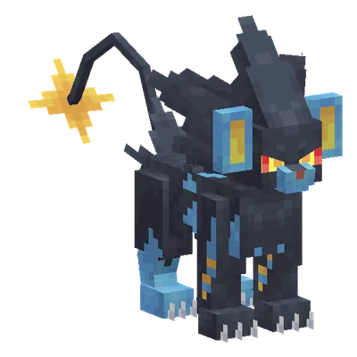 Luxray, o modelo do Cobblemon