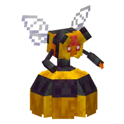 Vespiquen, o modelo do Cobblemon