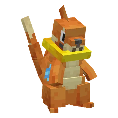 Buizel, o modelo do Cobblemon