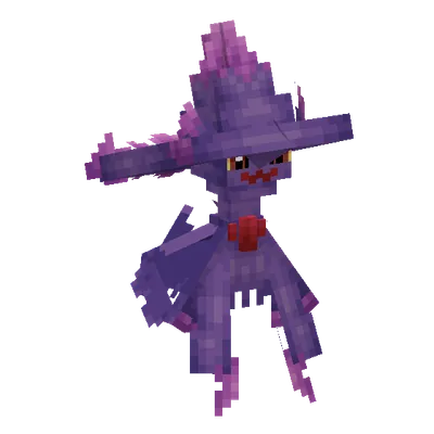 Mismagius, o modelo do Cobblemon