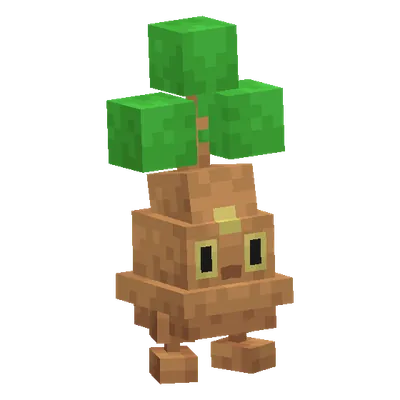 Bonsly, o modelo do Cobblemon