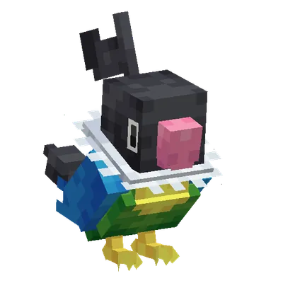 Chatot, o modelo do Cobblemon
