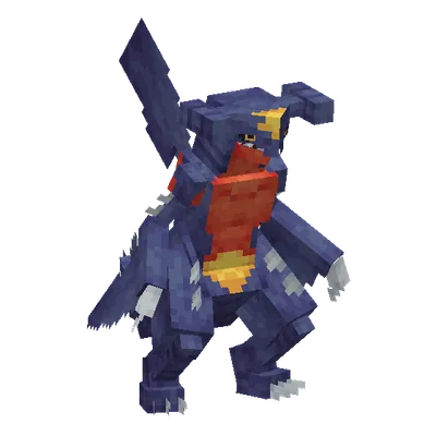 Garchomp, o modelo do Cobblemon