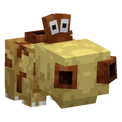 Hippopotas, o modelo do Cobblemon