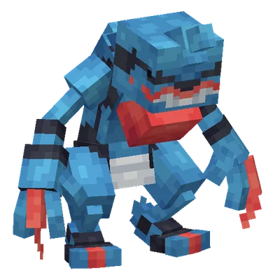Toxicroak, o modelo do Cobblemon