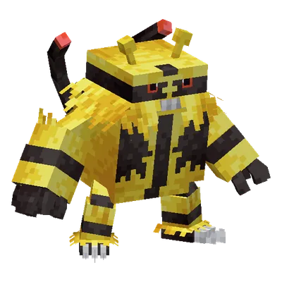 Electivire, o modelo do Cobblemon