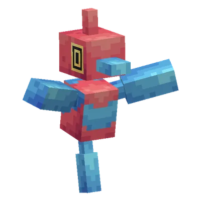 Porygon-Z, o modelo do Cobblemon