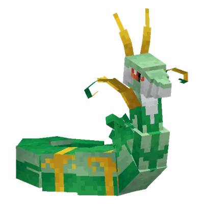 Serperior, o modelo do Cobblemon
