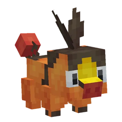 Tepig, o modelo do Cobblemon