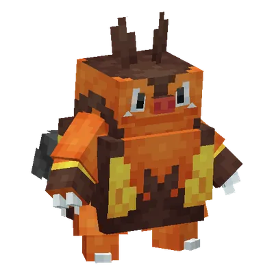 Pignite, o modelo do Cobblemon