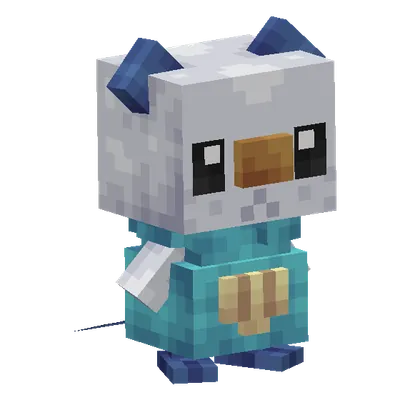 Oshawott, o modelo do Cobblemon