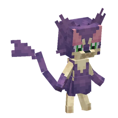 Purrloin, o modelo do Cobblemon