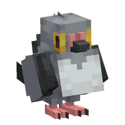 Pidove, o modelo do Cobblemon
