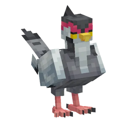 Tranquill, o modelo do Cobblemon