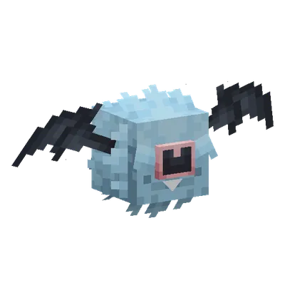 Woobat, o modelo do Cobblemon