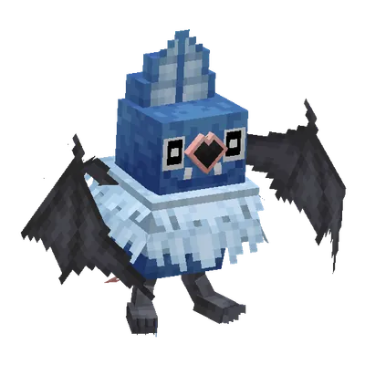 Swoobat, o modelo do Cobblemon