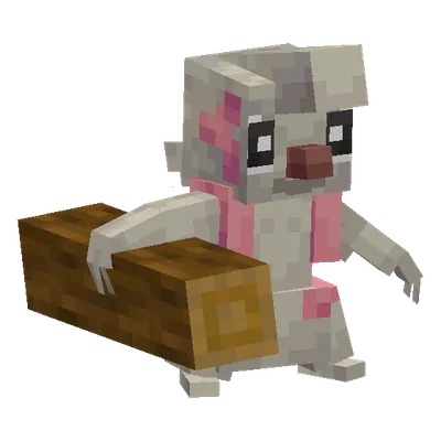 Timburr, o modelo do Cobblemon