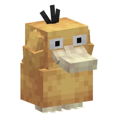 Psyduck, o modelo do Cobblemon