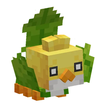 Sewaddle, o modelo do Cobblemon