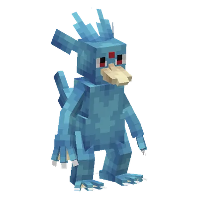 Golduck, o modelo do Cobblemon