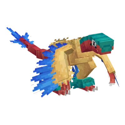 Archeops, o modelo do Cobblemon