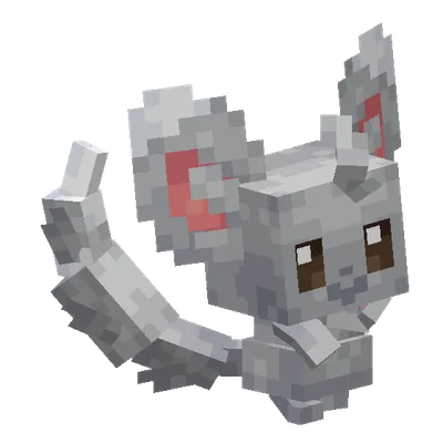 Minccino, o modelo do Cobblemon