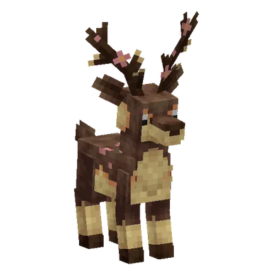 Sawsbuck, o modelo do Cobblemon