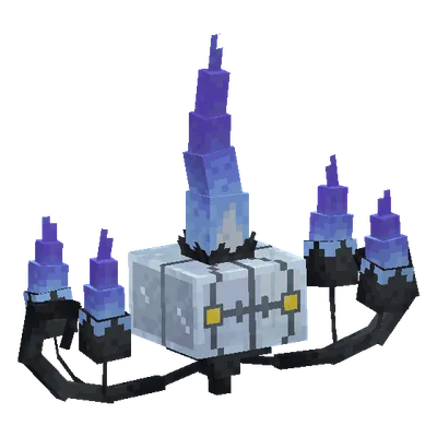Chandelure, o modelo do Cobblemon