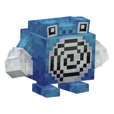 Poliwhirl, o modelo do Cobblemon