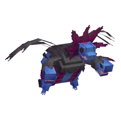 Hydreigon, o modelo do Cobblemon