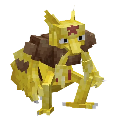 Kadabra, o modelo do Cobblemon