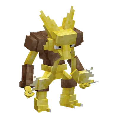 Alakazam, o modelo do Cobblemon