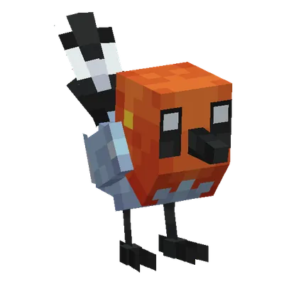 Fletchling, o modelo do Cobblemon